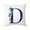 D, variant on Throw Pillow Covers Alphabet Decorative Pillow Cases ABC Letter Flowers Cushion Covers 18 x 18 Inch Square Pillow Protectors for Sofa Couch Bedroom Car Chair Home Decor