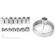 thumbnail image 1 of Ficarrico Posicionador de brocas para orificios rectos, broca para carpintería, posicionador vertical de brocas de acero, broca para carpintería plateada, broca para madera WWLAI TRADING SARL, 1 of 5