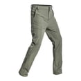 thumbnail image 7 of Lmueinov Men's Waterproof Pants Multi Pocket Outdoor Work Cargo Pants Relaxed Fit Straight Leg Solid Color Trousers for Fishing Golf Work Hiking S-3XL, 7 of 7