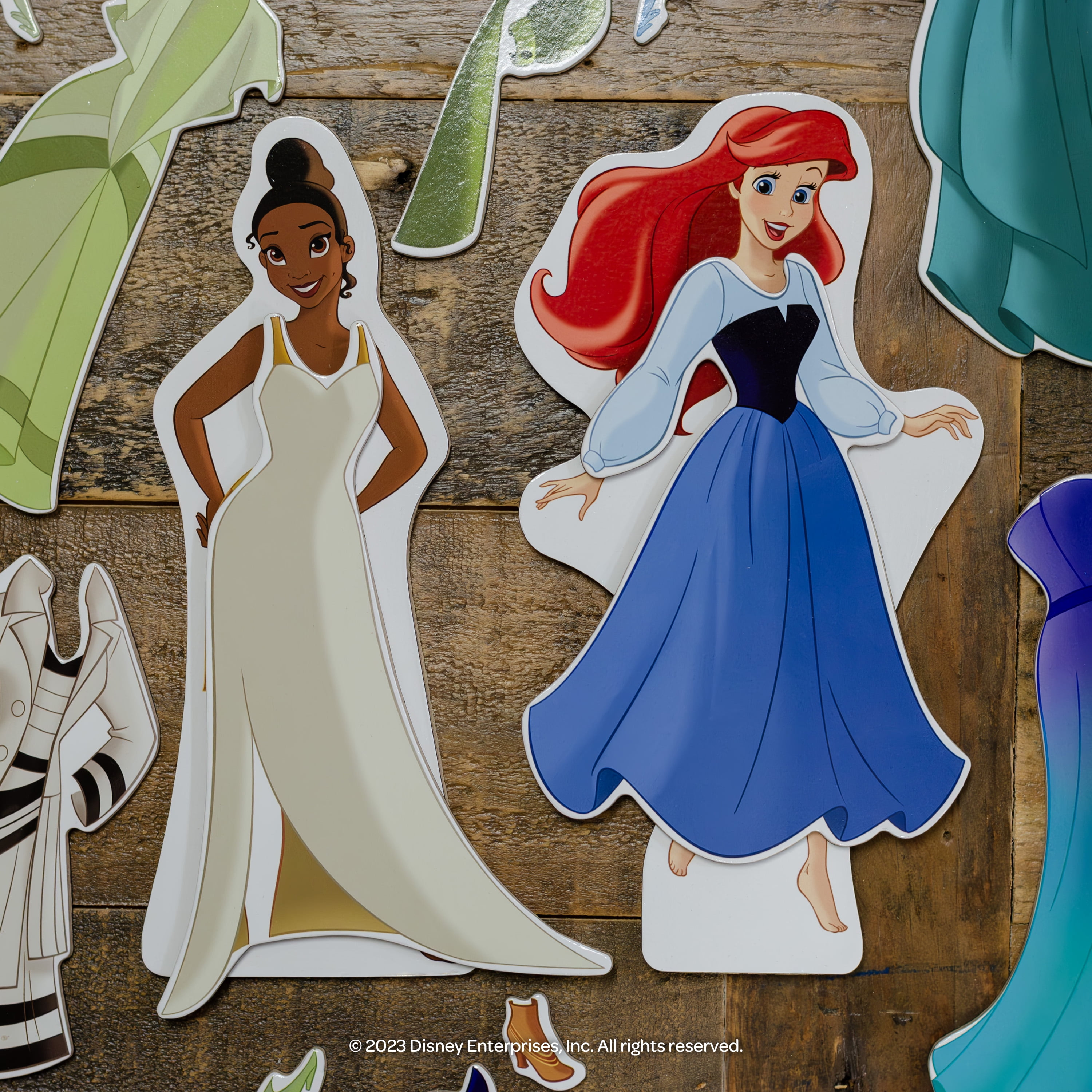 Princess Wooden Magnetic Paper Dolls Melissa And Doug Disney