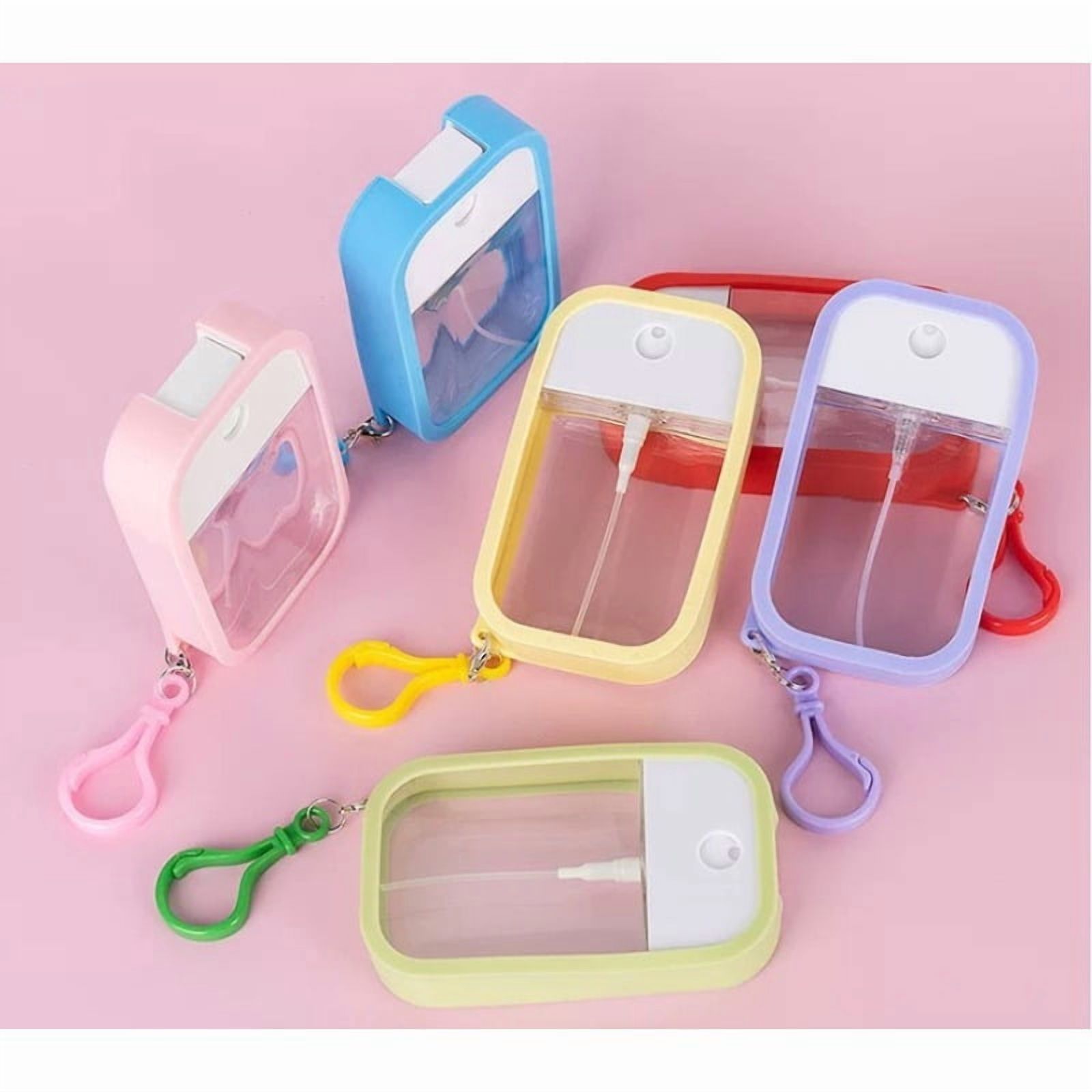 38ml Spray Small Sanitizing Spray Scented Vegan Hand Sanitizer  with Keychain Perfume Alcohol Water Spray Bottle Travel Perfume