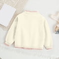 thumbnail image 5 of Gibobby Sweater Unisex Toddler Baby Girls 0-12 Months 2t 3t 4t 5t Toddler Long Sleeve Button Front Cardigan Sweaters Casual Kids Fall Winter Clothes(4-5 Years,White), 5 of 5