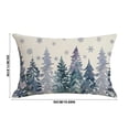 thumbnail image 3 of AYktou 20×12 Inch Christmas Pillow Covers, Soft Breathable Rectangular Throw Pillow Cases, Xmas Sofa Cushion Cover Holiday Winter Pillowcase for Bedroom Office Indoor Home Christmas Decor, 3 of 6