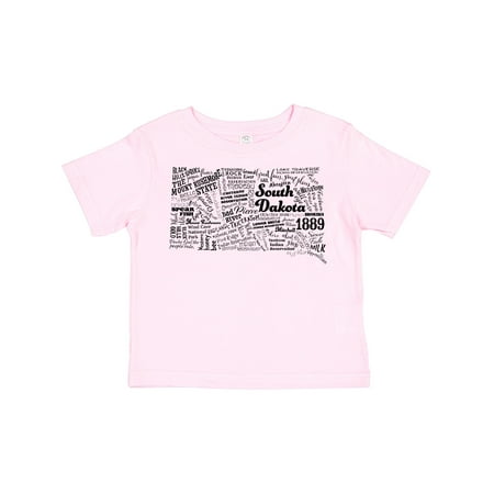 

Inktastic South Dakota State word salad Boys or Girls Toddler T-Shirt