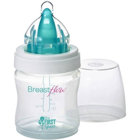 The First Years Breastflow Slow Flow Nipple BPA-Free 5 Oz Bottle 1ct