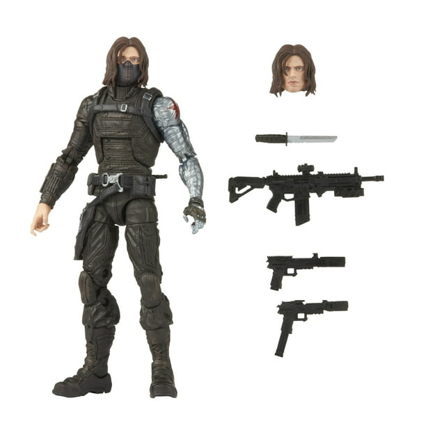 Marvel Legends Disney + el halcón y el Soldado de invierno Flashback Bucky Barnes 6 "figuras de acción de juguete modelo de muñeca