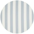 thumbnail image 2 of SAFAVIEH Montauk Saranna Striped Cotton Runner Rug, Sky Blue/Ivory, 2'3" x 9', 2 of 4
