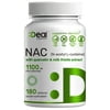 NAC Supplements - N-Acetyl L-Cysteine (NAC) 1000mg with Quercetin and Milk Thistle Extract, 180 Capsules, Promote Liver and Lung Function, Support Immune System