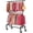 Black-Classic, variant on Black Classic Heavy Duty Metal Clothes Rack, 600 Lbs Capacity Adjustable Height Rolling Garment Storage