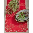 thumbnail image 3 of Saro Lifestyle Embroidered Cupid Design Table Runner, 3 of 5
