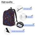 thumbnail image 5 of Balery Colorful Shells Vintage Canvas Backpack for Men and Women - Large Capacity, Durable Travel Laptop Bag for School, Work, Hiking, and Outdoor Activities, 5 of 7