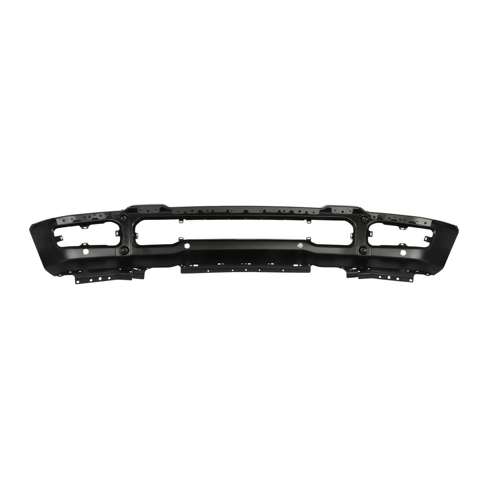 Black Steel Front Bumper For 2023-2025 Ford F250 F350 Super Duty W/Senser Holes