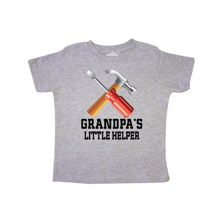 

Inktastic Grandpa Little Helper Grandson Gift Toddler Boy Girl T-Shirt