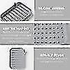 thumbnail image 3 of Pack Of 2 Silic Di, Dish With Drain, Silic H For Bath Er. Non-slip Dish For Bath Kit Counter, 3 of 4