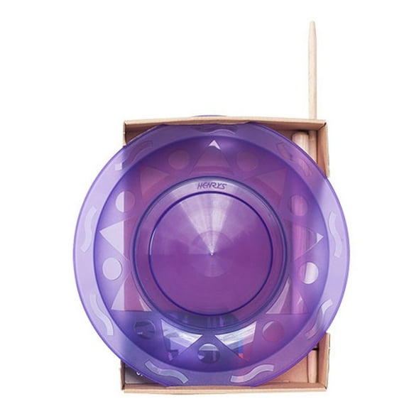 Henrys Juggling Plate Set - Spinning Plate with Hand Sticks (Purple)
