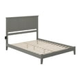 thumbnail image 5 of AFI Madison King Low Profile Wood Platform Bed Frame with Panel Headboard, Grey, 5 of 7