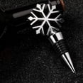 thumbnail image 4 of 4 tapones de vino con forma de copo de nieve, para Navidad, para vino, bebidas, cerveza, decorativos, 4 of 5