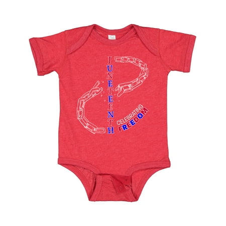 

Inktastic Juneteenth-Celebrating Freedom- Breaking Chains Gift Baby Boy or Baby Girl Bodysuit