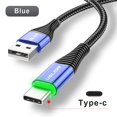 thumbnail image 1 of USLION LED 3A USB tipo C Cable Micro USB Cable de carga rápida para Samsung Xiaomi Huawei carga de teléfono móvil USB C Cable de carga de datos Tan Jianjun unisex, 1 of 2