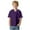 Purple, variant on adviicd Boys' Solid-Color Short-Sleeved Polo Shirts: Classic Style (Purple,5-6 Years)