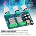 thumbnail image 4 of Placa amplificadora de potencia digital conveniente placa amplificadora de sonido DC 12V de 21 canales para altavoz, 4 of 8