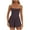 Dark Purple, variant on Women's Summer Sleeveless Rompers Spaghetti Strap Double Lined Shorts Jumpsuit One Piece Outfits(Dark Blue,M)