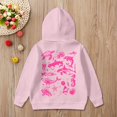 thumbnail image 5 of CONZONE Hoodies for Toddler Girls Long Sleeve Hooded Sweatshirts for Girls Graphic Cozy Fall Winter Pullover Hoodies With Pocket Size 4-5 Years, 5 of 6