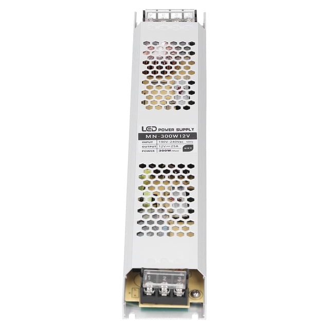LED Power Supply Transformer Driver LED Transformer Adapter IP68 Waterproof AC 190-240V 300W for Computer Project Outdoor Light
