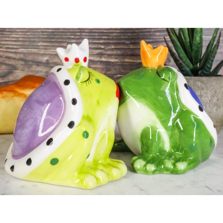 Frog Salt & Pepper Shaker Set Multi-colors