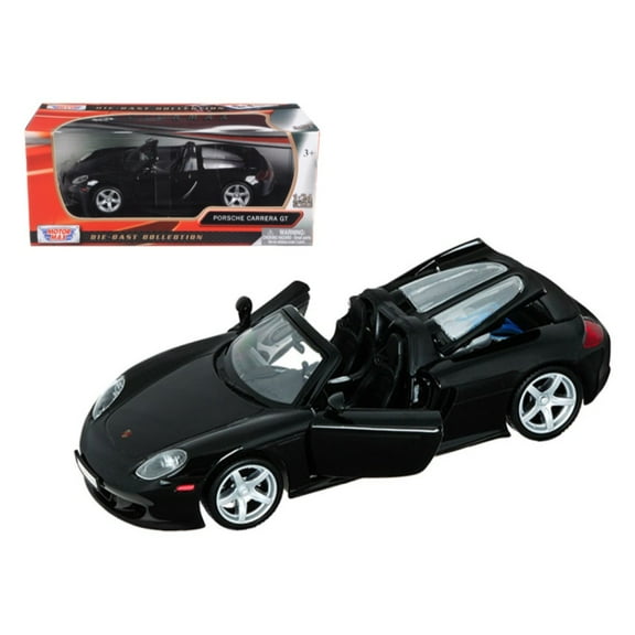 Porsche Carrera GT Black 1/24 Diecast Car Model by