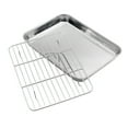 thumbnail image 4 of Aspire Baking Sheets and Racks Set, Stainless Steel Oven and Dishwasher Safe Wire Rack, Easy Clean-S + M + L + XL, 4 of 7