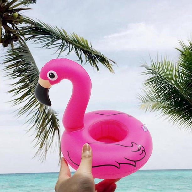 Flamingo Cuerno Caballo Inflable Portavasos Posavasos Flotante (Flamingo) Likrtyny Para Estrenar