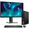 thumbnail image 1 of Restored Lenovo M75q Tiny PC | AMD Ryzen 5 3400GE Quad core Processor | Radeon Vega 11 Graphics | 16GB DDR4 RAM | 512GB SSD |24" LED Monitor| WIFI | Keyboard & Mouse | Windows 11 Pro (Refurbished), 1 of 1