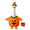 #28_Halloween, variant on CuiLiyq Christmas Porch Goose Clothes, Santa Hat and Classic Santa Costume for 23 Inch Goose Statue, Fabric Decorative Clothing for Front Porch, Garden, Entryway and Holiday Display