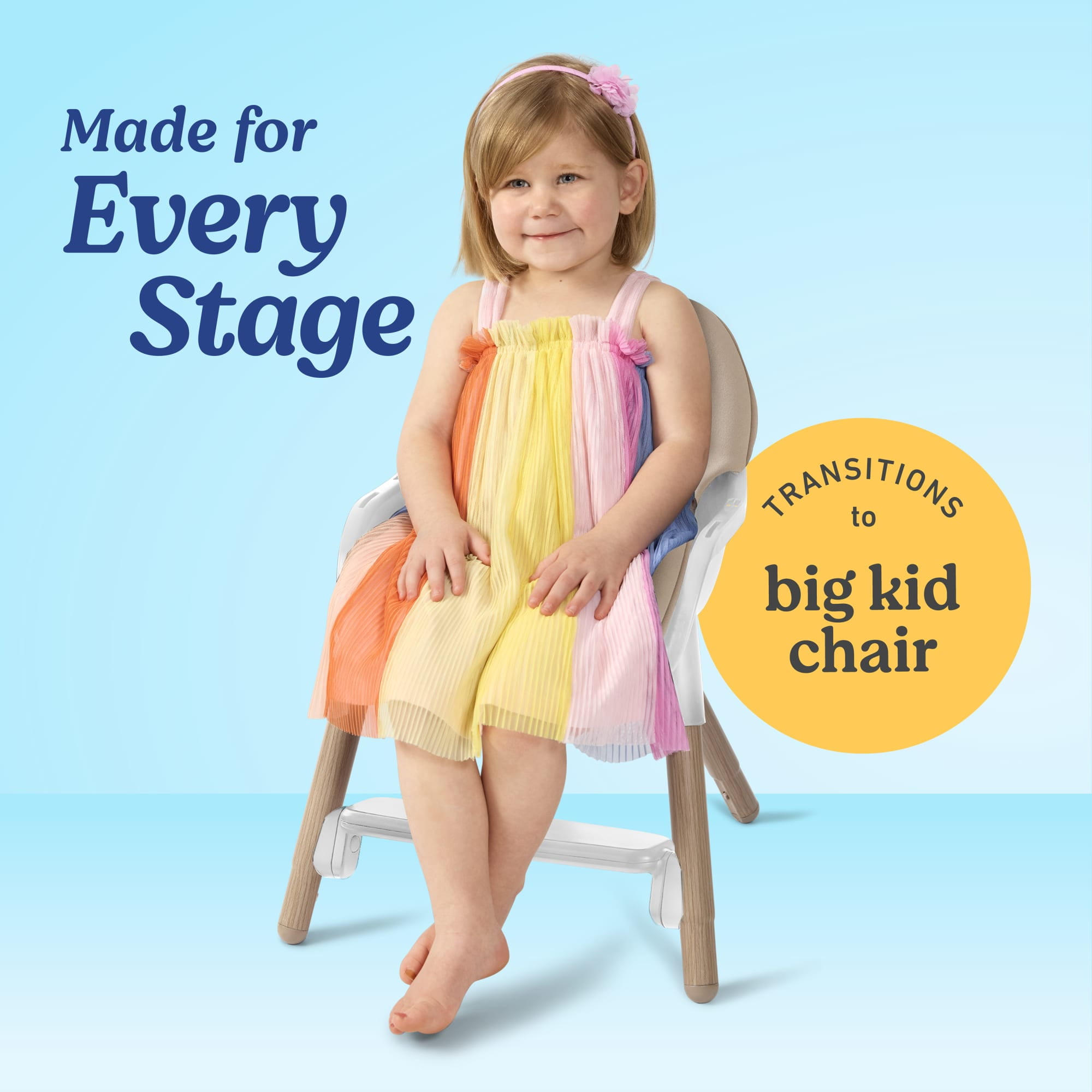 Graco Ready2Dine DLX 4-in-1 High Chair for Baby and Toddler, Linden Beige