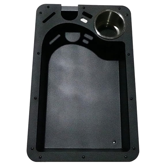 Iron Works Recessed Trolling Motor Foot Pedal Pan Tray