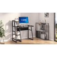 thumbnail image 4 of FITUEYES Computer Desk with Shelves Home Office Writing Table with Bookshelf for Home and Office, CD210301WB, 4 of 6