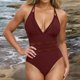 thumbnail image 5 of Traje de Baño de Desgaste de Forma para las Mujeres Sexy Hueco Fuera, Traje de Baño de Corte Alto Conjunto con Almohadillas Extraíbles, 5 of 9
