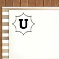 thumbnail image 3 of Printtoo Octagon Celtic Swirl Frame Alphabet U Monogram Self Inking Rubber Stamp Office Stationary, 3 of 7