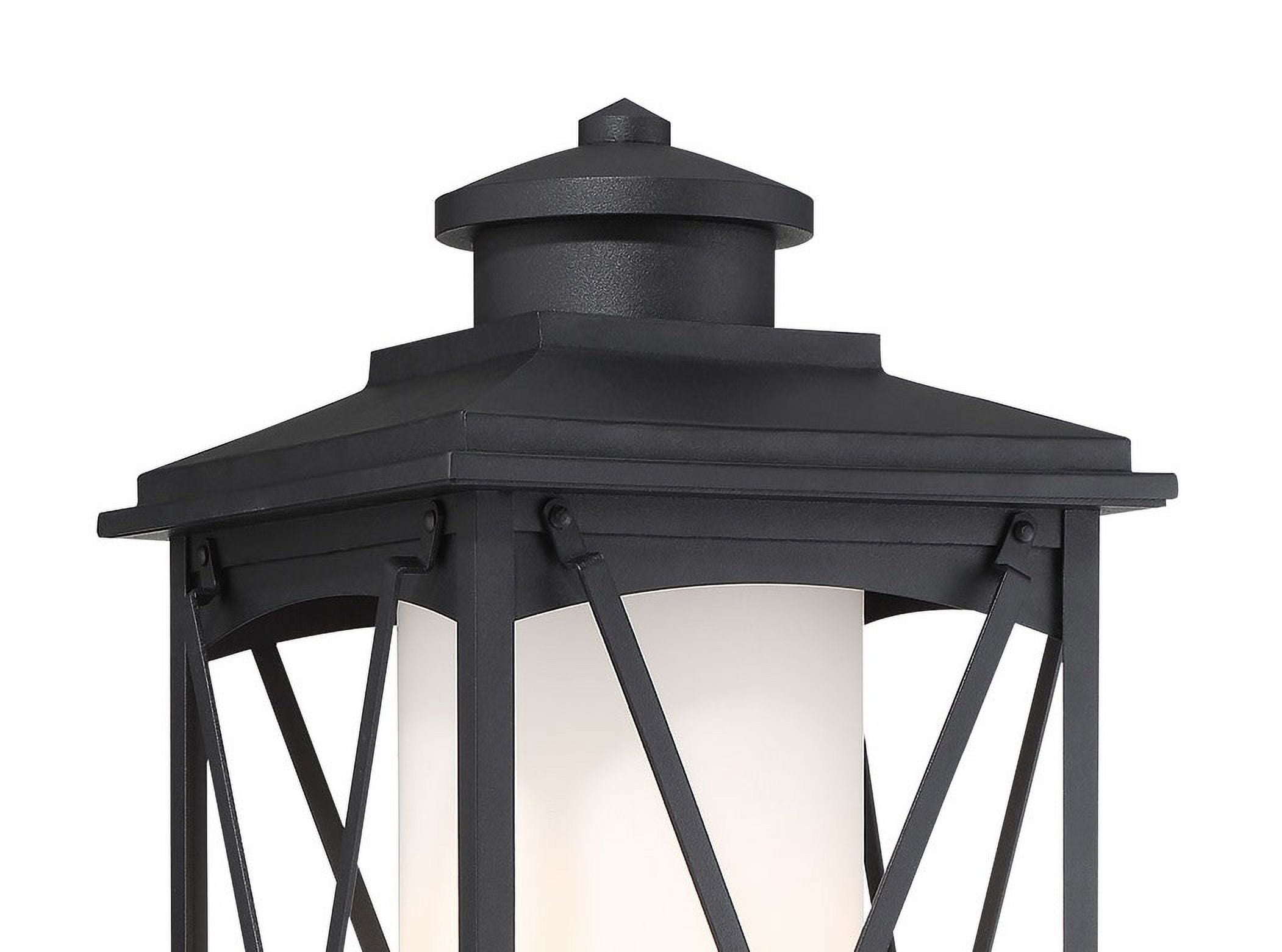 Minka Lavery Lansdale 20 3/4" High Matte Black Outdoor Post Light