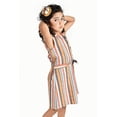 thumbnail image 2 of Vestido de niña lino multicolor Roman Fashion /Kids, 35081 (Rayas multicolor) naranja 10 Años, 2 of 7