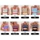 thumbnail image 2 of TFixol Sujetador deportivo para mujer con almohadilla extraíble a rayas y espalda cruzada para yoga y gimnasio, 2 of 8