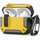thumbnail image 1 of wonima44 for AirPods Pro 2nd/1st Generation Case Cover with Secure Lock, Automatic Pop-up Full Protection Hard Protective Case for Apple AirPods Pro 2 (2023/2022/2019) (Black Yellow), 1 of 1