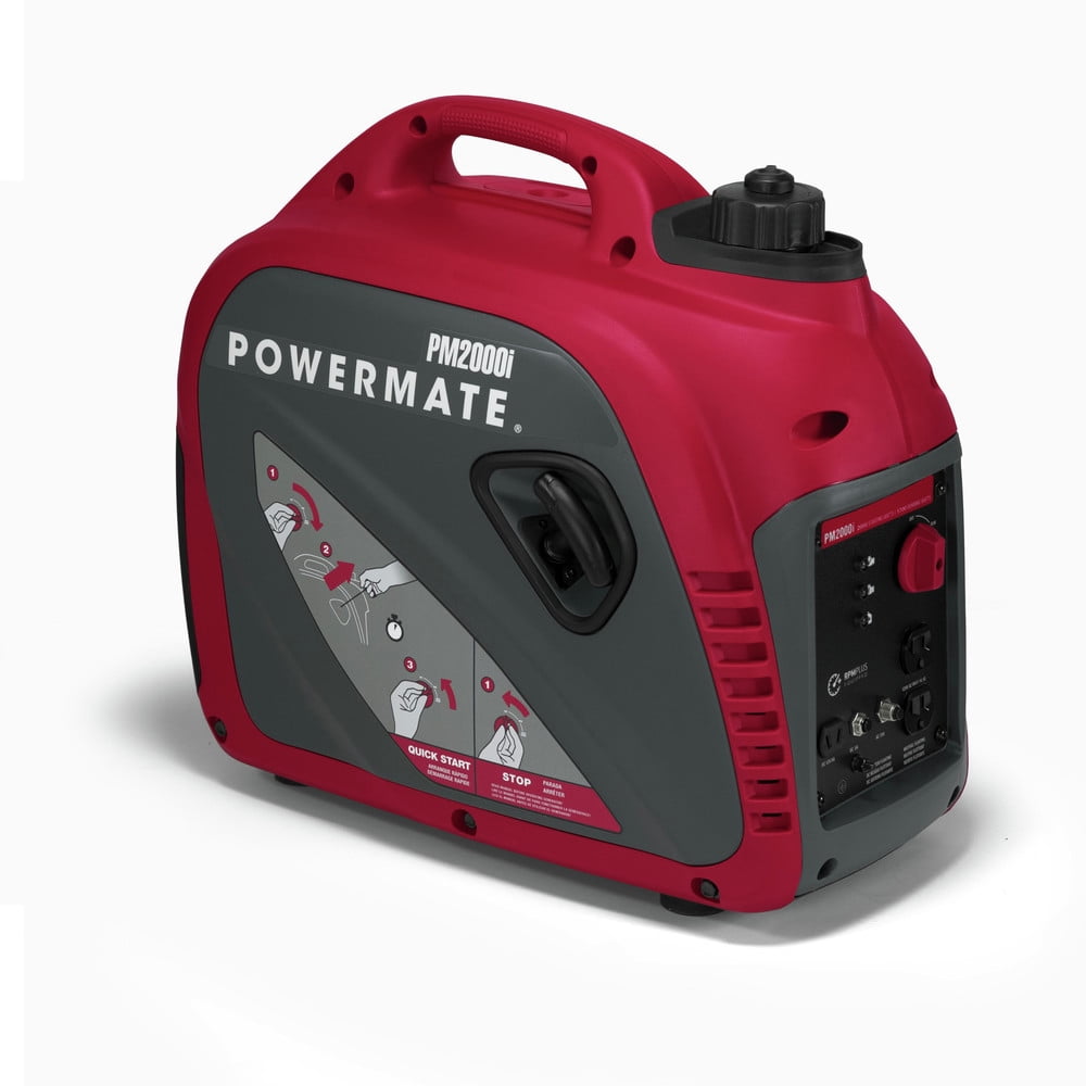Powermate P0080501 PM2000i 2000/1700 Watt 80cc Portable Inverter Generator