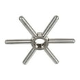 thumbnail image 2 of MasteelfCA 1Pc Stainless Steel Rinser Head Cup Washer Head Bar Coffee Shop Supply Silver, 2 of 8