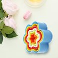 thumbnail image 3 of thinsony 6pcs/set Cookie Mold Biscuit Fondant DIY Kitchen Cooking Baking Tools Cake Mold - Flower Shape, 3 of 8