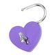 thumbnail image 4 of Cerradura de Corazón Candado Exquisito Colorido de Metal Suministros para Manualidad de Domémicas Con Llave 45x59 mm, Tamamo Pequeño, Alta Practicidad, Apariencia Compacta,, 4 of 7