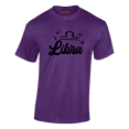 thumbnail image 2 of Respect My Tshirt - Libra Zodiac Sign Graphic T-Shirt, Astrology Symbol Design, Crew Neck, Purple,3X, 2 of 4