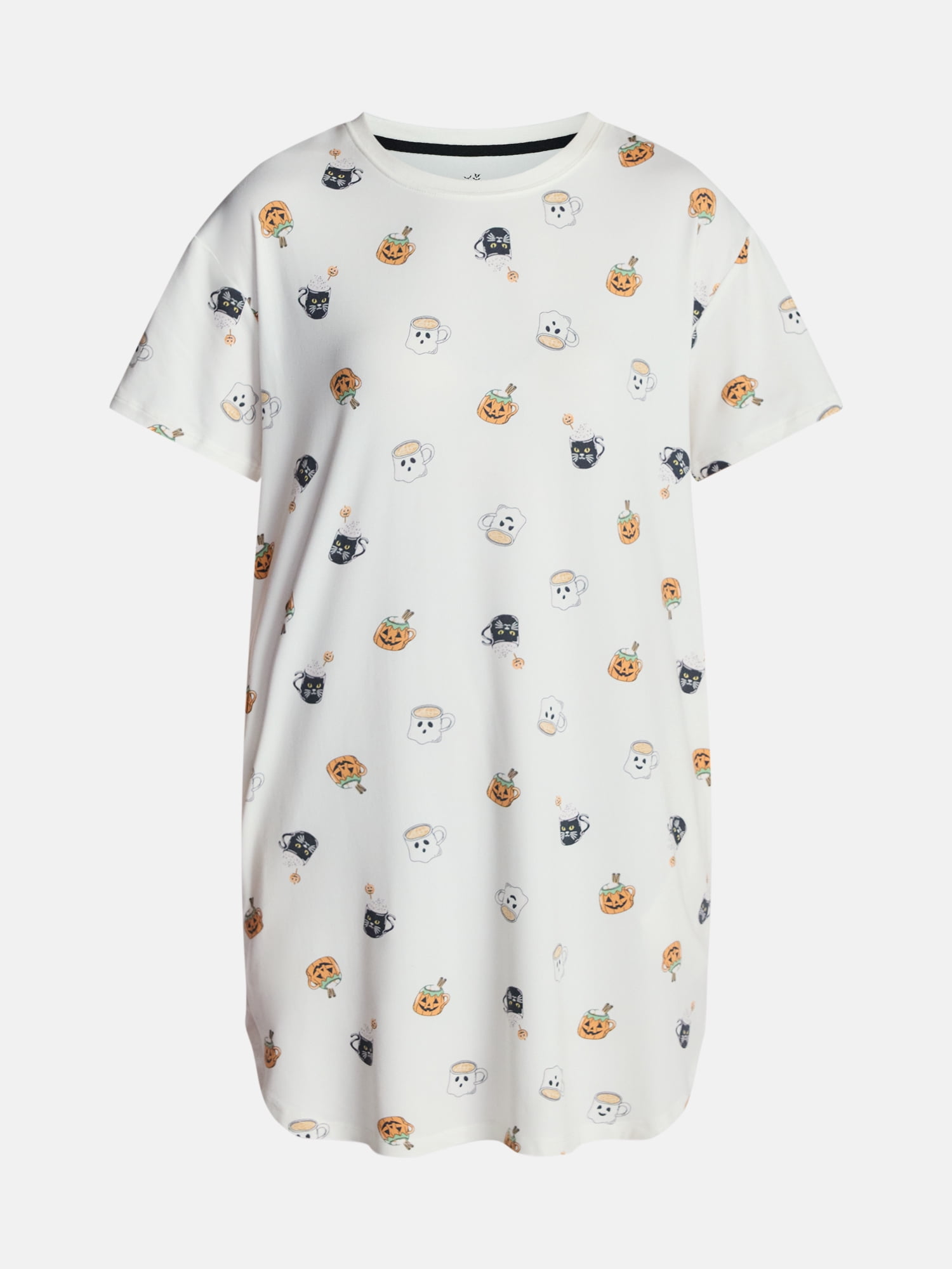 Halloween Women's Sleepshirt Top and Socks Set from Way to Celebrate, 2-Piece, Sizes XS-3X