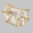 thumbnail image 2 of hoksml Sexy Ladies Panties for Women Mid Waisted Seamless Cotton Briefs Underwear Breathable Period Comfor Leakproof Panties Clearance, 2 of 2